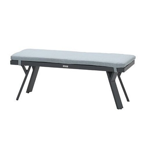 Garden Impressions Sergio Dining Tuinbank 110x40 cm - Mint Grey - afbeelding 1