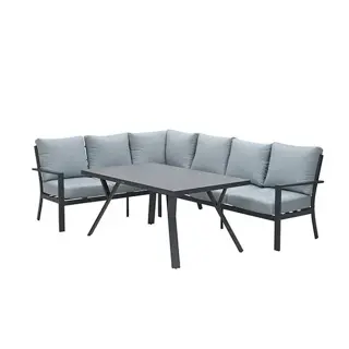 Garden Impressions Sergio Lounge Diningset Links - Mint Grey - afbeelding 1