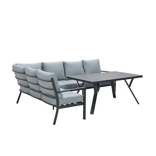 Garden Impressions Sergio Lounge Diningset Links - Mint Grey - afbeelding 2