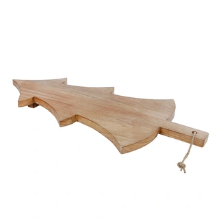 Serveerplank Kerstboom Mangohout - 77x37 cm