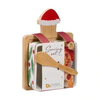 Serveerset Bamboo - 3-delig - afbeelding 2