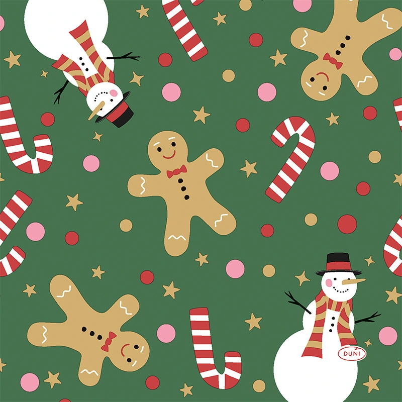 Duni Servetten Candyman Green - 33x33cm