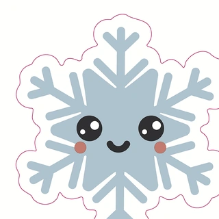 Duni Servetten Happy Snow - 33x33 cm