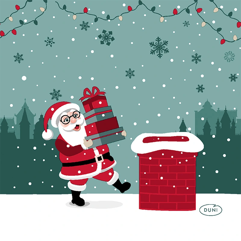 Duni Servetten Jolly Journey - 24x24cm