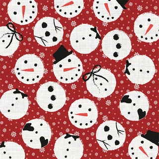 Duni Servetten Jolly Snowman - 33x33cm