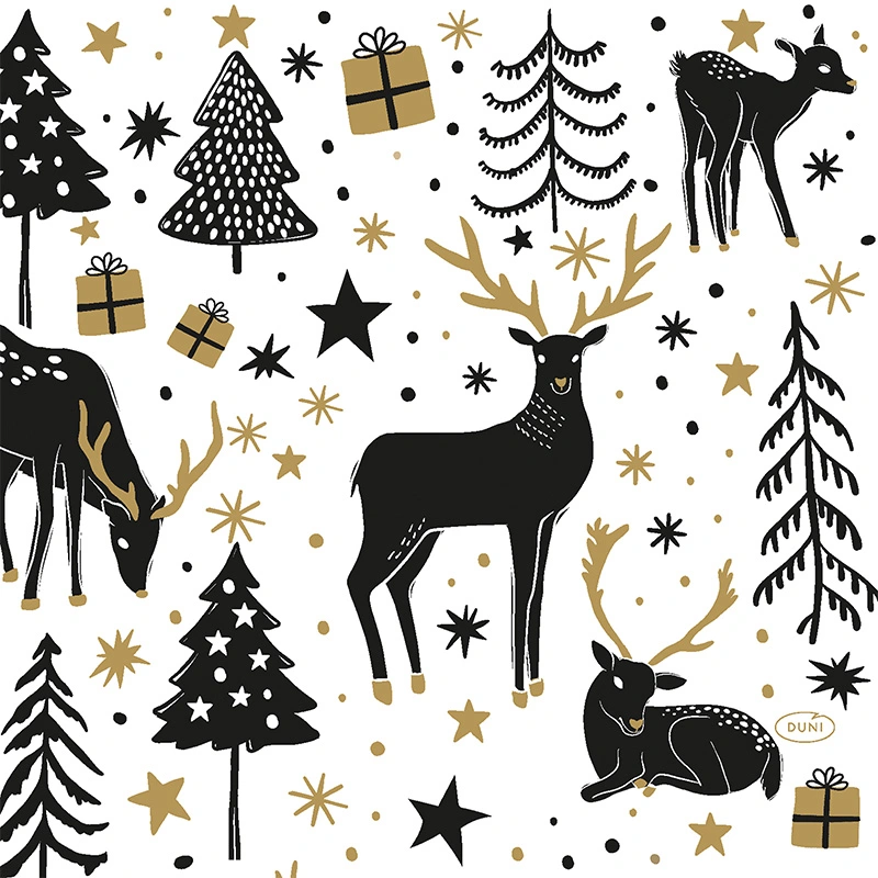 Duni Servetten Magic Winter - 33x33cm