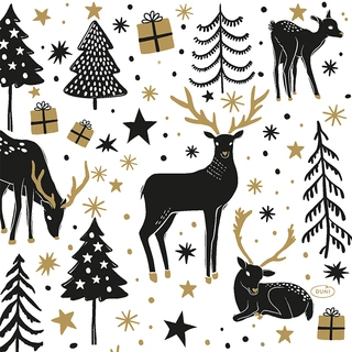 Duni Servetten Magic Winter - 33x33cm