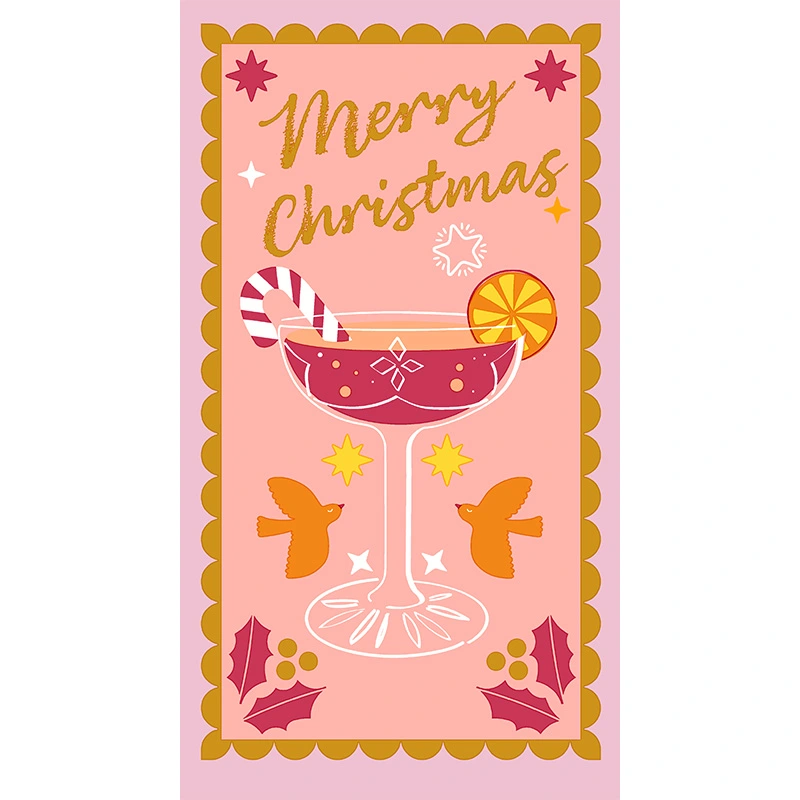 Duni Servetten Xmas Cocktail 33x40cm
