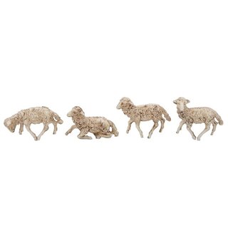 Kerststal Schapen 5 figuren - 6x5 cm