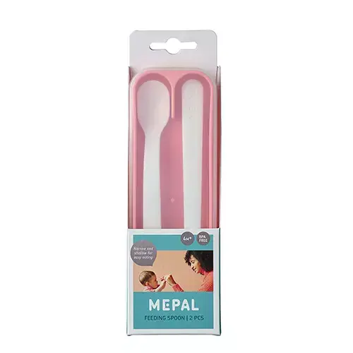 Mepal Set babylepel mio 2 stuks - deep pink - afbeelding 3