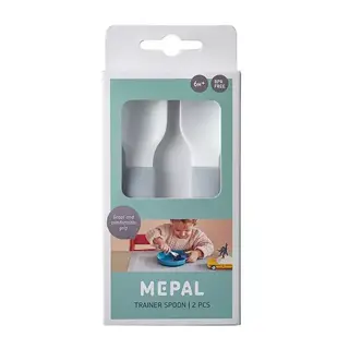 Mepal set oefenlepel mio 2 stuks - light blue - afbeelding 2