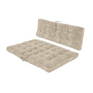 Set Palletkussens - Beige/Bruin