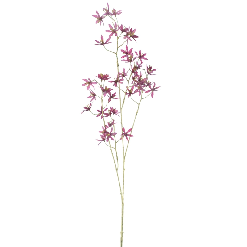 Kunstbloem Iridescent Flower Spray Fuchsia - 102 cm