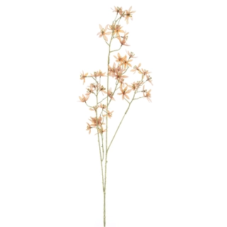 Kunstbloem Iridescent Flower Spray Peach - 102 cm
