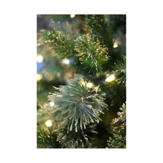 LED Kunstkerstkrans Golden met Dennenappels - Ø76 cm - afbeelding 2