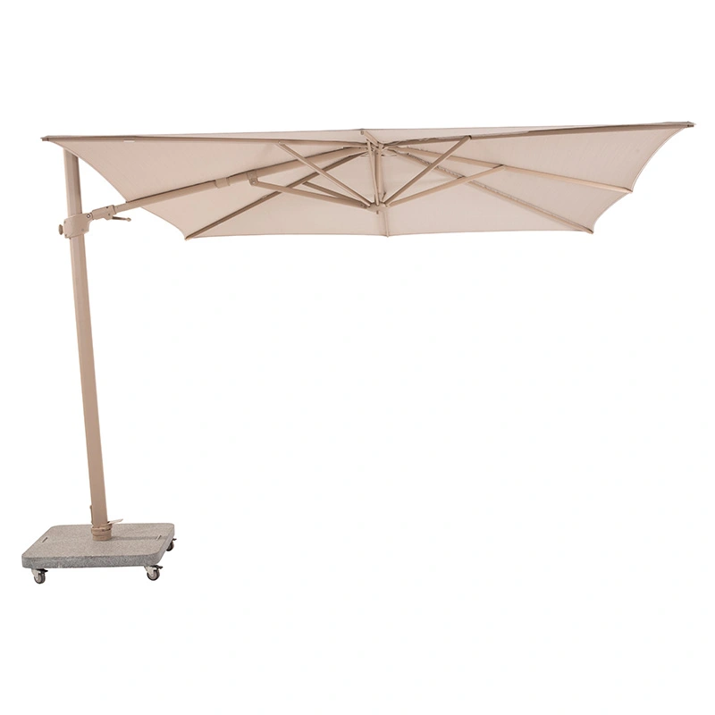 4 Seasons Outdoor Siesta Premium Zweefparasol 300x300 - Sand/Latte Frame - afbeelding 3