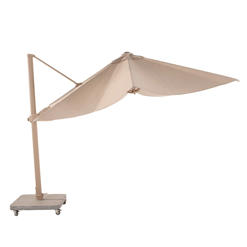 4 Seasons Outdoor Siesta Premium Zweefparasol 300x300 - Sand/Latte Frame - afbeelding 5
