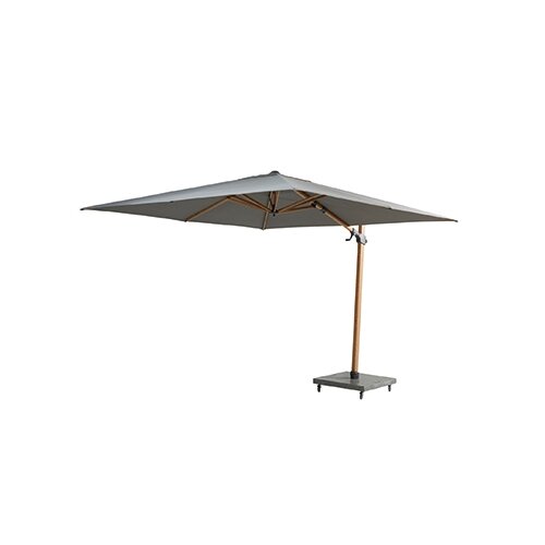 4 Seasons Outdoor Siesta Premium Zweefparasol 300x300 - Antraciet/Houtlook Frame - afbeelding 3