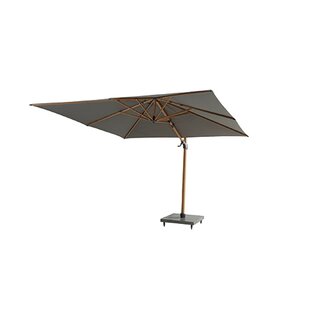 4 Seasons Outdoor Siesta Premium Zweefparasol 300x300 - Antraciet/Houtlook Frame - afbeelding 5