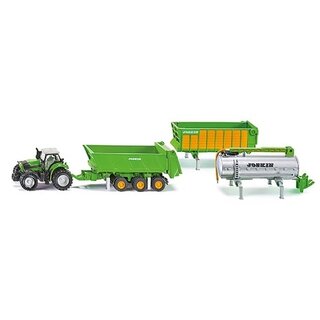 Siku Deutz met Joskin aanhangerset