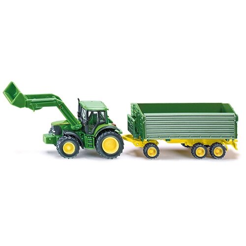 Siku Tractor Deere met Aanhanger | Tuincentrum De Boet