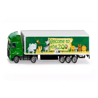 Siku Vrachtwagen met Oplegger ZOO