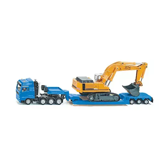 Siku Zwaartransport met Liebherr Graafmachine - 1:87