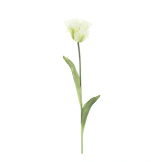 Kunst Parrot Tulp 71 cm - Crème | De Boet