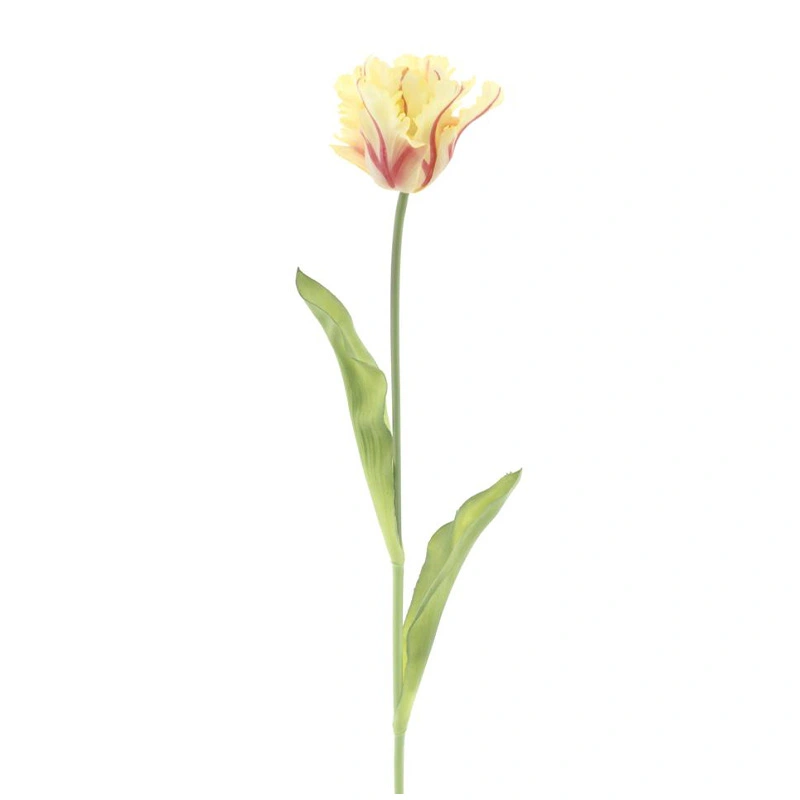 Kunst Parrot Tulp 71 cm - Geel