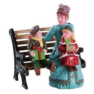 Lemax Sitting Together