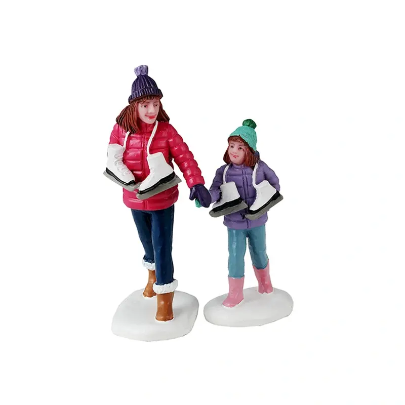 Lemax Skating Sisters
