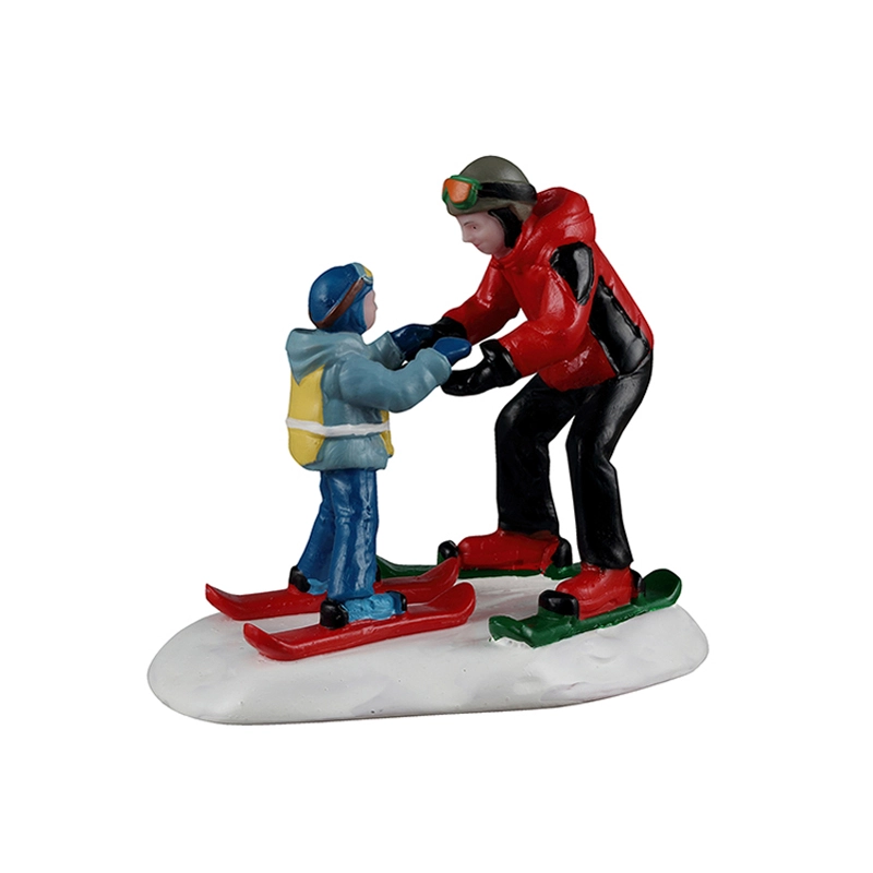 Lemax Ski Slope Lesson