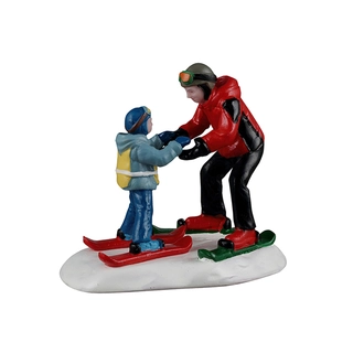 Lemax Ski Slope Lesson
