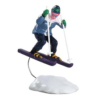 Lemax Skiing Girl