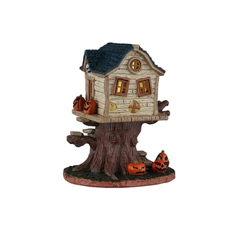 Lemax Skull Tree House