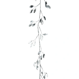 Slinger Kristallen Acryl 120 cm - Zilver