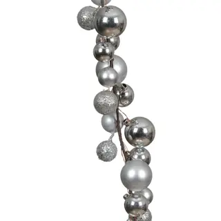 Kerstslinger Kerstballen - Zilver