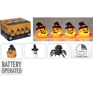 Slinger Halloween met LED assorti
