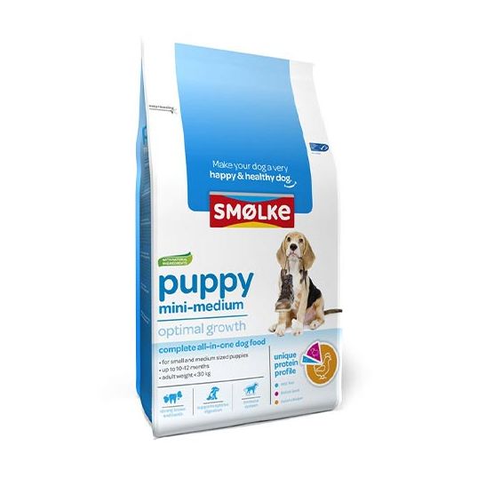 Smølke Hond Puppy Mini/Medium 12 kg