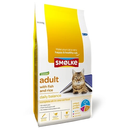 Smølke Kat Adult Fish & Rice 10 kg