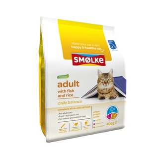 Smølke Kat Adult Fish & Rice 2 kg