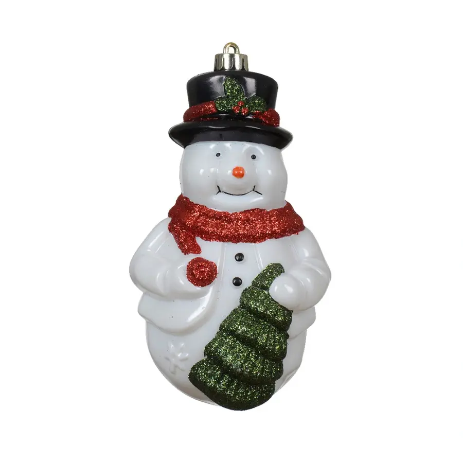 Kersthanger Sneeuwpop Multi - 16,5 cm
