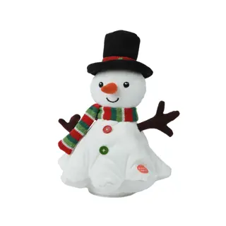 Sneeuwpop met Hoed en Sjaal - 25,4 cm