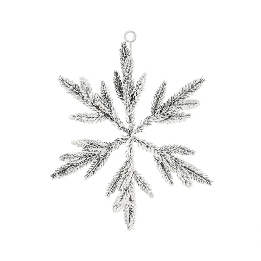 House of Seasons Sneeuwvlok Wit - 30 cm