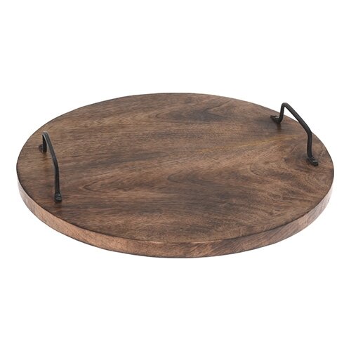 Snijplank Rond Mangohout - Ø39 cm