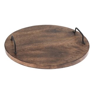 Snijplank Rond Mangohout - Ø39 cm