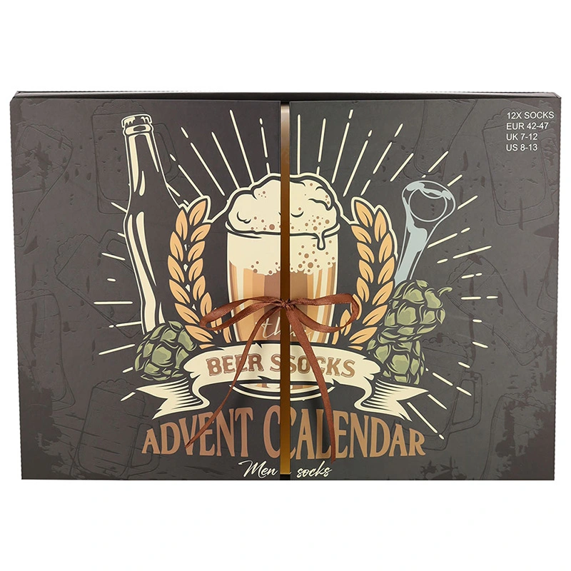 Sokken Adventskalender Heren Bier - 12 paar - afbeelding 1