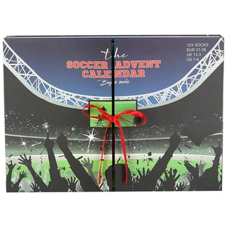 Sokken Adventskalender Jongens Voetbal - 12 paar | De Boet