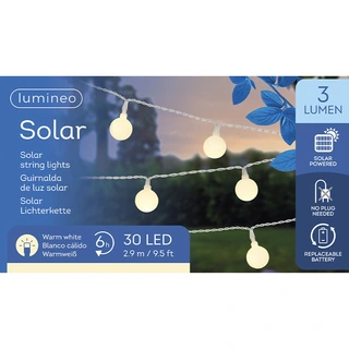 Solar Cherry Lights 290 cm - Warm Wit - afbeelding 4