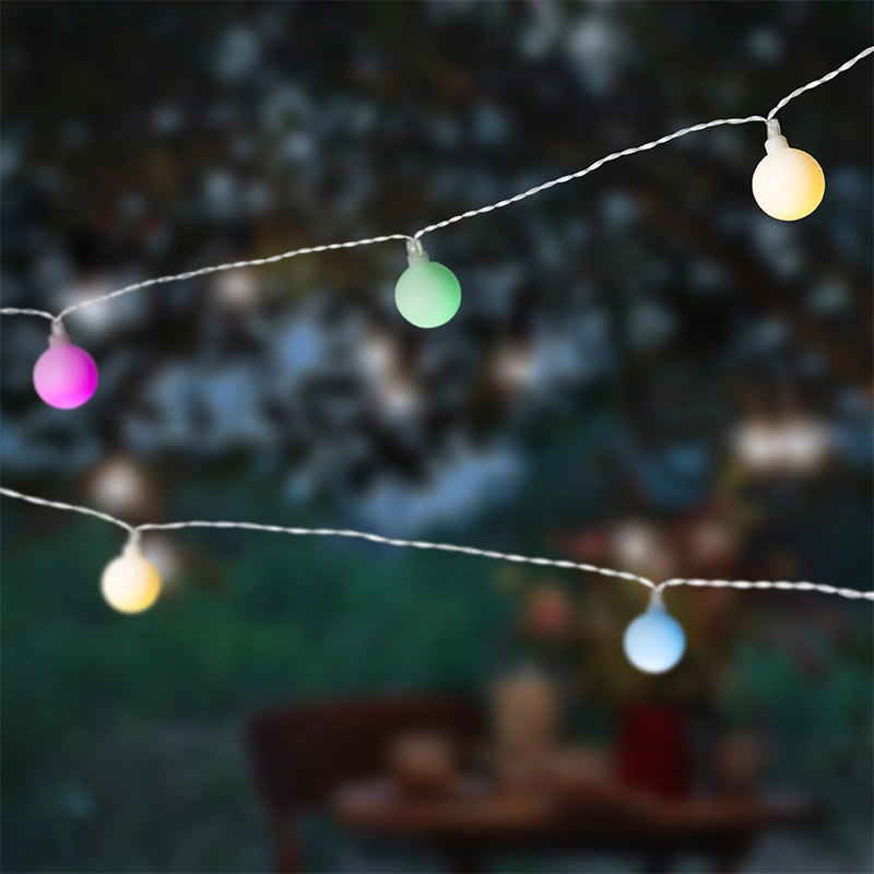 Solar Cherry Lights 290 cm - Soft Multi - afbeelding 3
